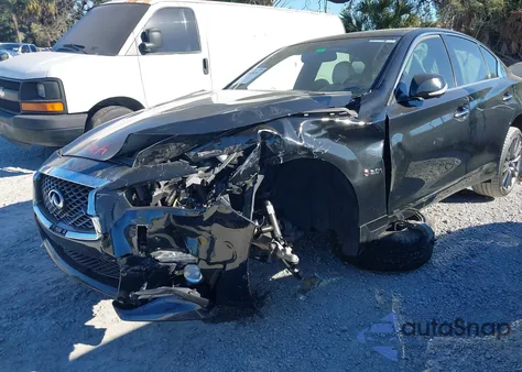 2020 Infiniti Q50 Red Sport 400 from USA, damaged, VIN JN1FV7AP7LM630520